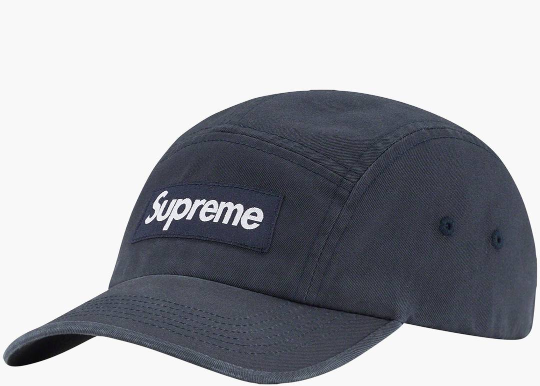 Supreme Washed Chino Twill Cap navy