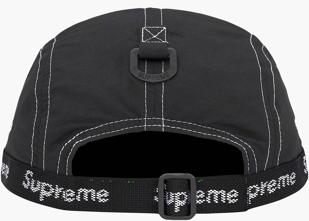 Supreme Webbing Camp Cap Black | Hype Clothinga