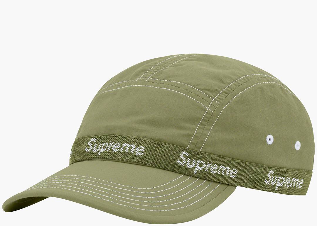 Supreme Webbing Camp Cap Olive | Hype Clothinga