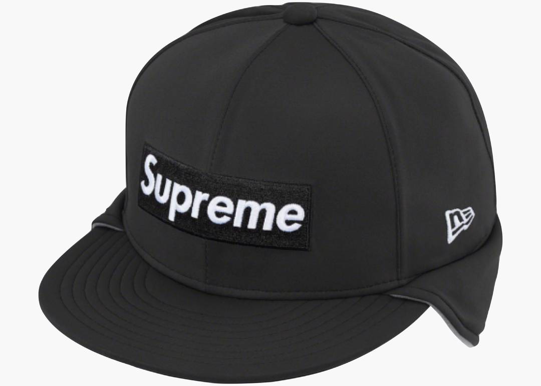 Supreme Windstopper Earflap Box Logo New Era Black