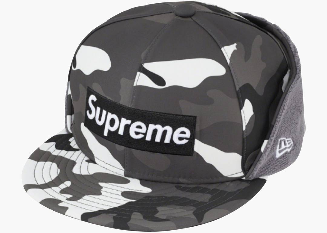 supreme box logo camo cap