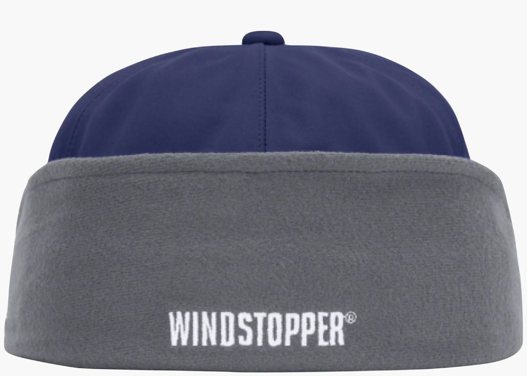 Supreme Windstopper Earflap Box Logo New Era Washed Navy