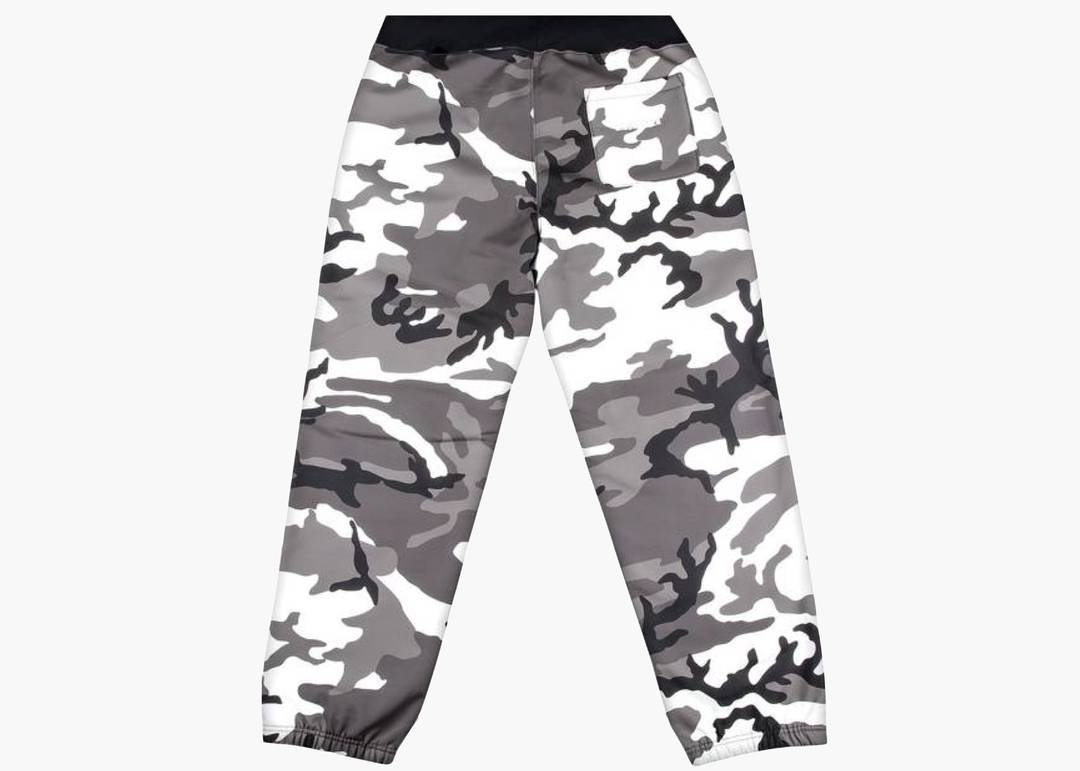 Supreme Leather Cargo Pants Snow Camo for Women