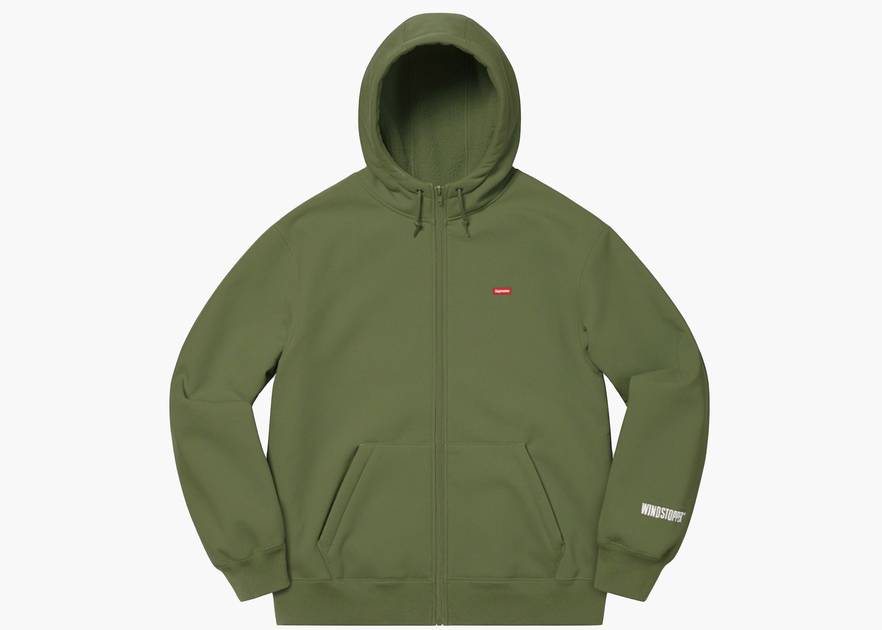 Supreme Windstopper Zip Up Hooded Sweatshirt Dark Olive Supreme Windstopper Zip Up Hooded Sweatshirt Dark Olive