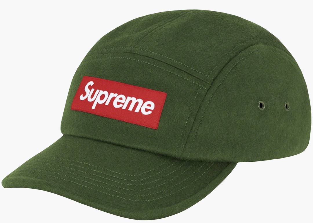 Supreme Wool Camp Cap GRN-