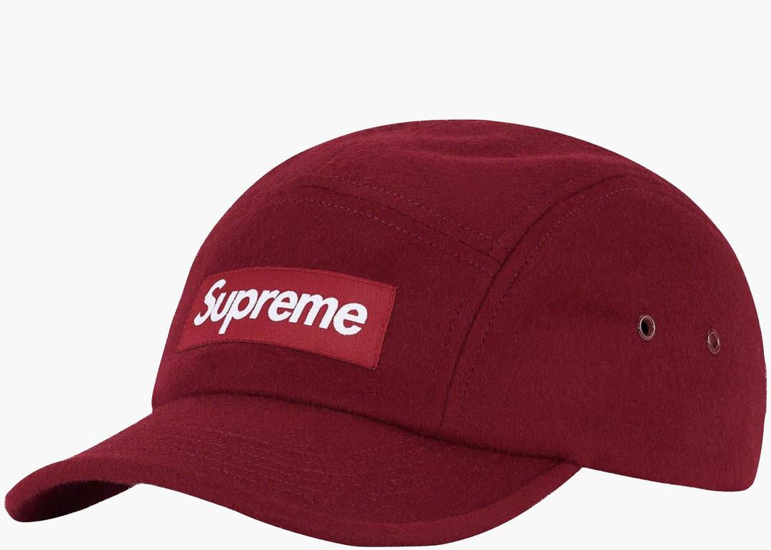 Supreme Wool Camp Cap (FW21) Red | Hype Clothinga Supreme Wool Camp Cap (FW21) Red | Hype Clothinga