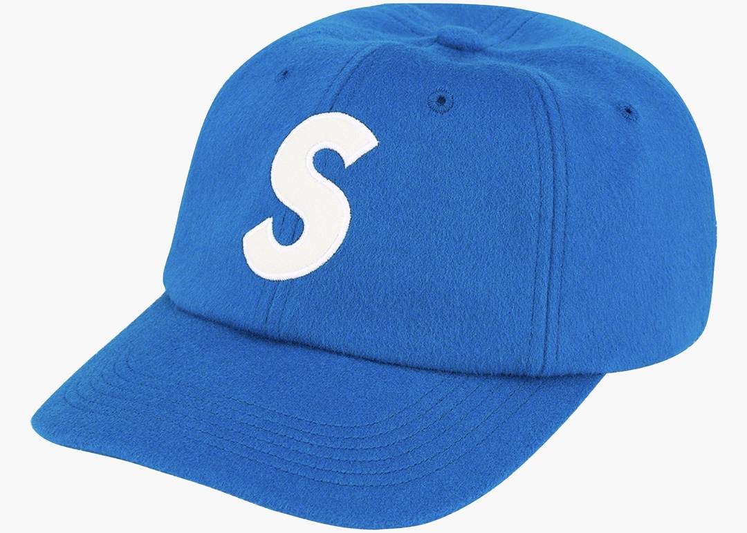 supreme Sロゴ 6panel wool cap-