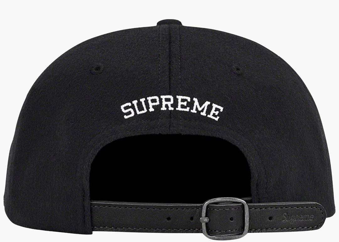 Supreme Wool S Logo 6 Panel (FW21) Black | Hype Clothinga