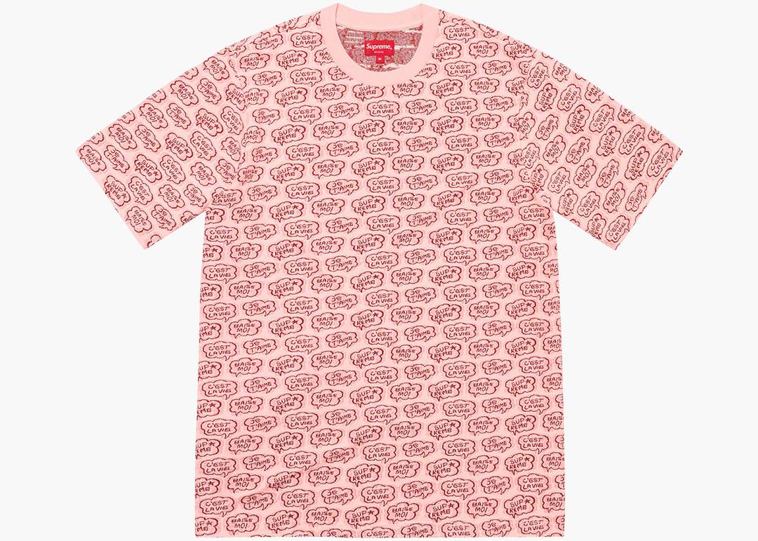 supreme Word Bubble Jacquard S/S