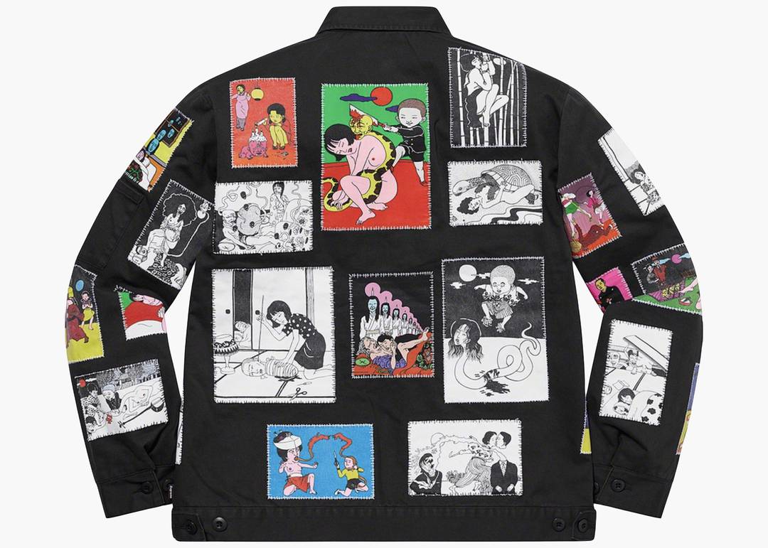 toshio saeki supreme work Black jacket