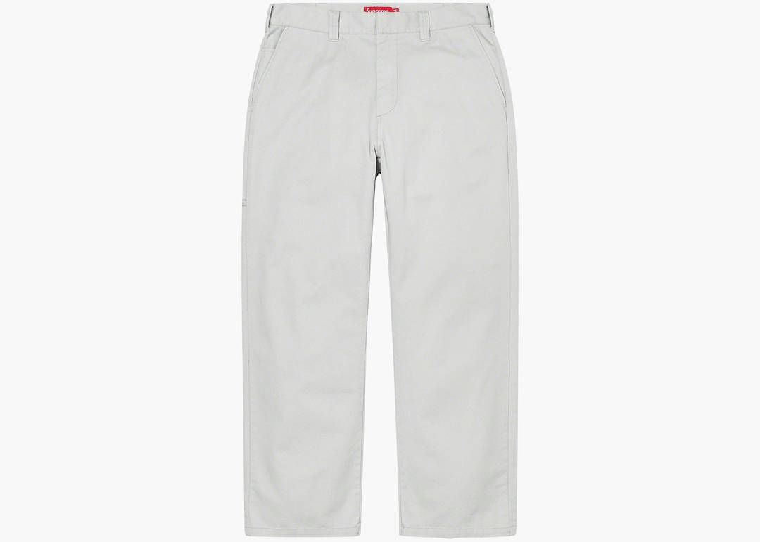 Supreme Work Pant (FW22) Light Grey | Hype Clothinga