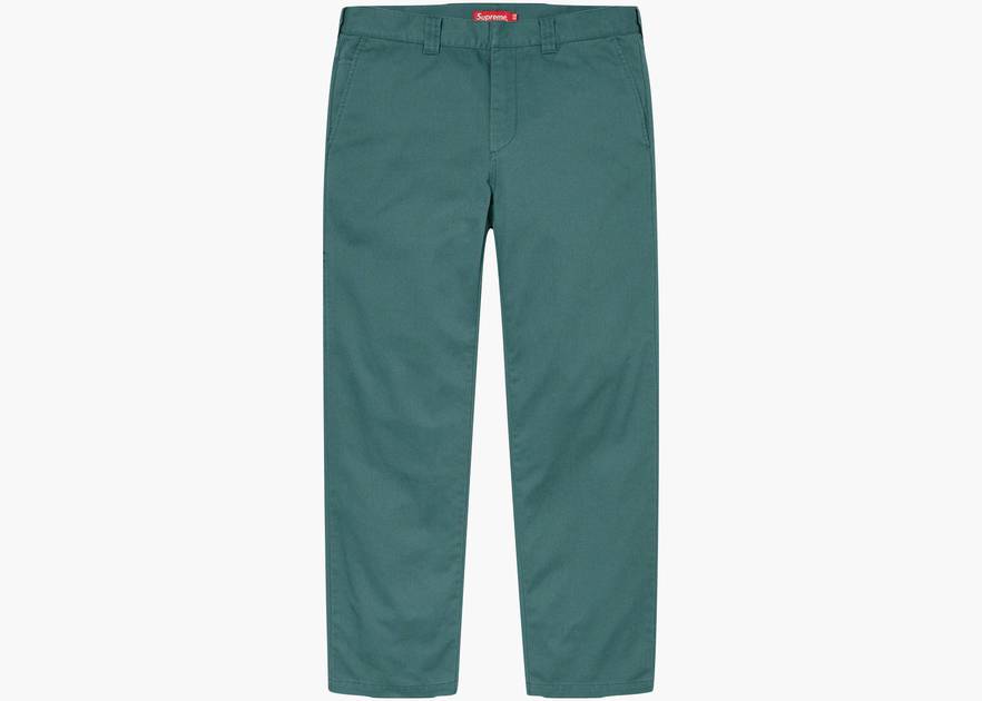 Supreme Work Pant Pant (SS22) Work Green | Hype Clothinga