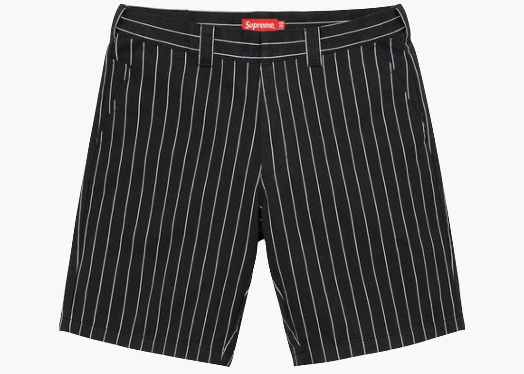 Supreme Work Short Black Stripe