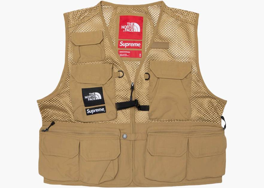 Supreme X The North Face Cargo Vest Gold | Hype Clothinga