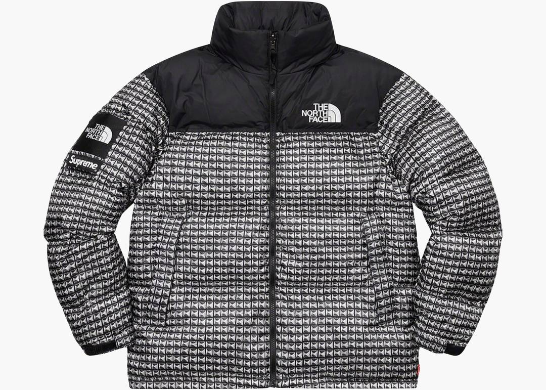 Supreme X The North Face Studded Nuptse Jacket Black