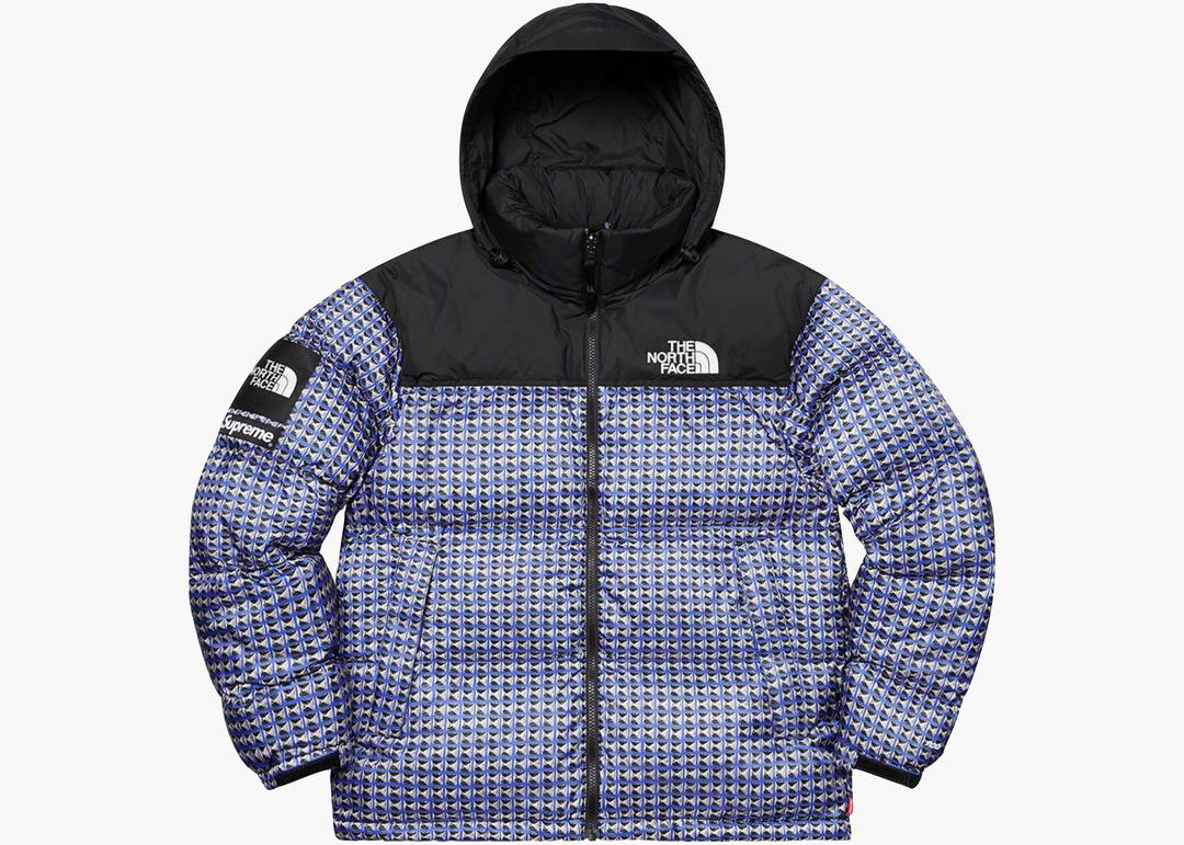 Supreme X The North Face Studded Nuptse Jacket Royal