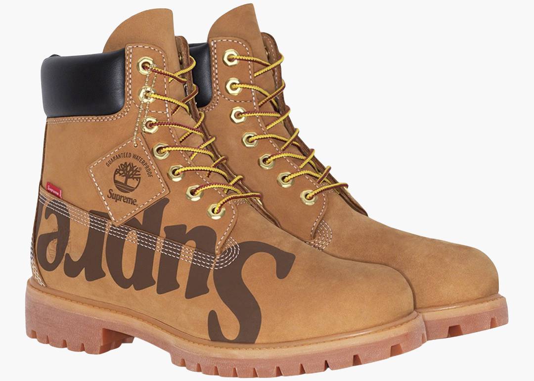 Supreme X Timberland Premium Waterproof Boot Wheat