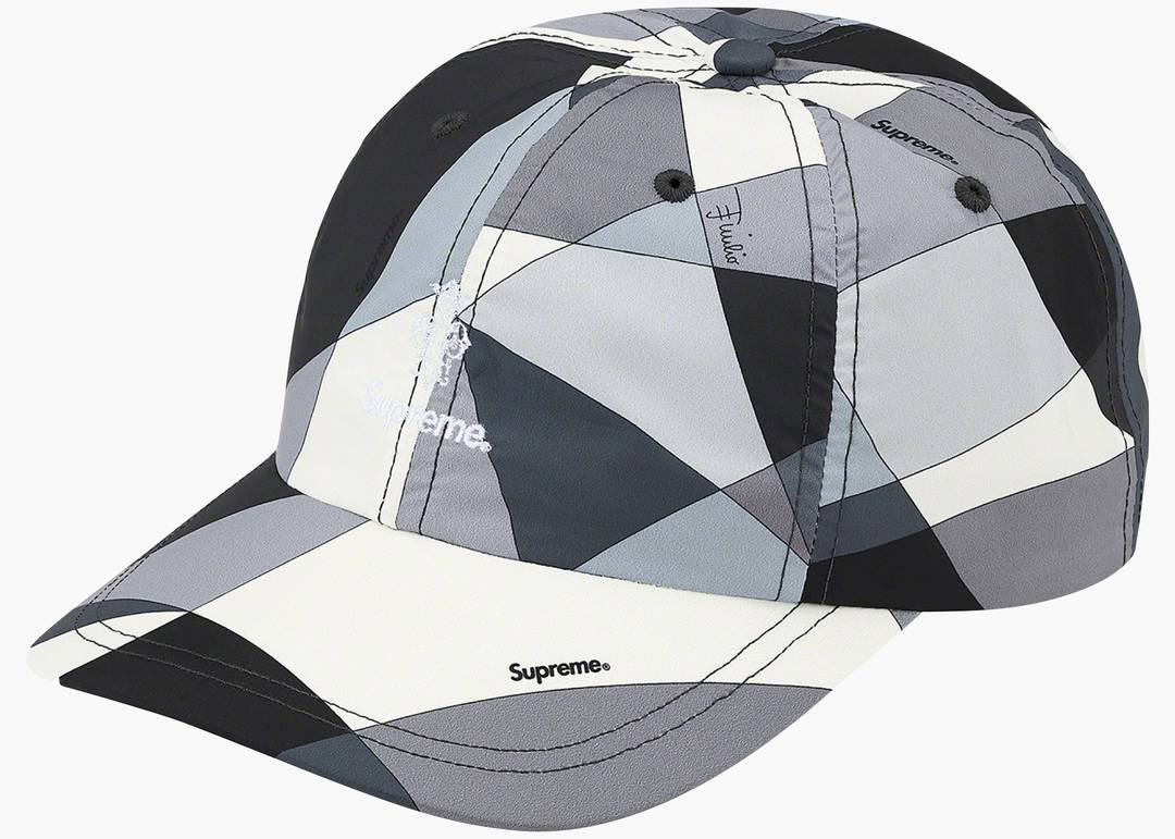 Supreme / Emilio Pucci 6-Panel Black | Hype Clothinga