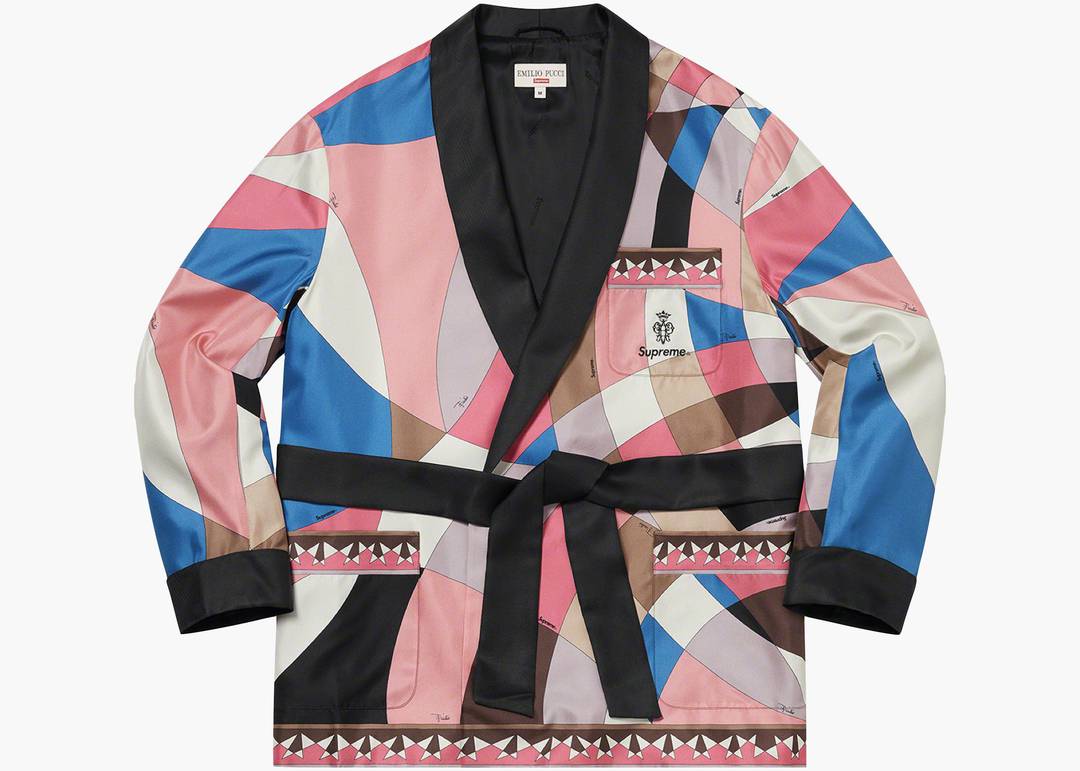 Supreme / Emilio Pucci Silk Smoking Jacket | Hype Clothinga