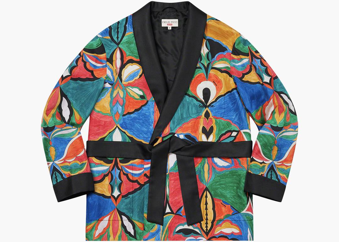 Supreme Emilio Pucci Silk Smoking Jacket