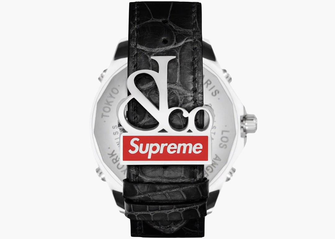 Supreme/jacob & Co. Time Zone 47mm Black Watch