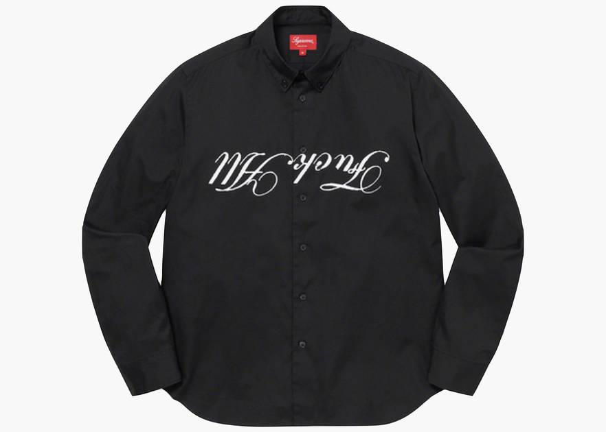 supreme  Jamie Reid Fuck All Shirt 黒　S