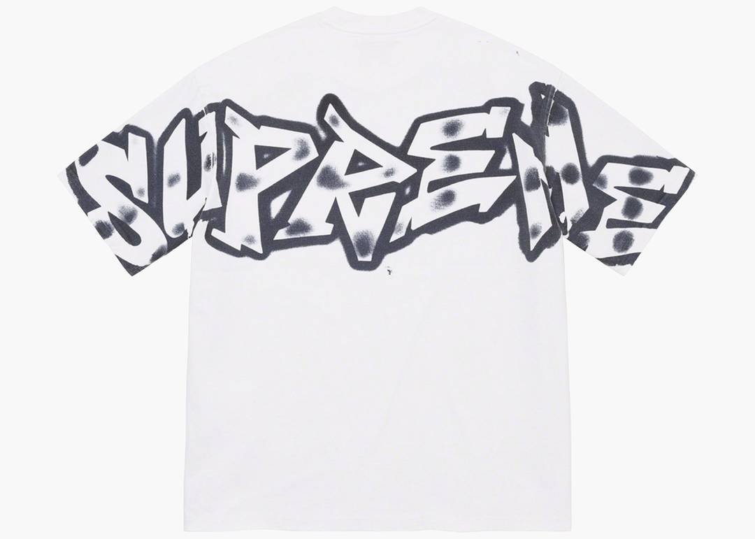 Supreme / New York Yankees Airbrush S/S Top White | Hype Clothinga