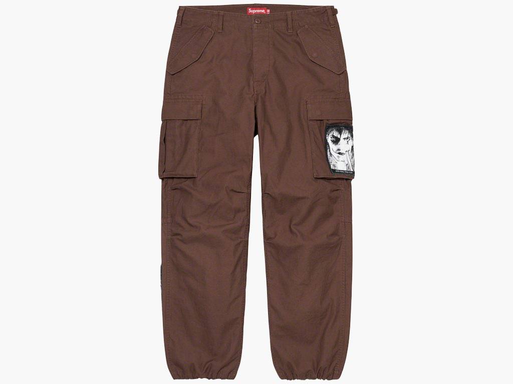 Cotton-blend cargo pants in brown - Rick Owens