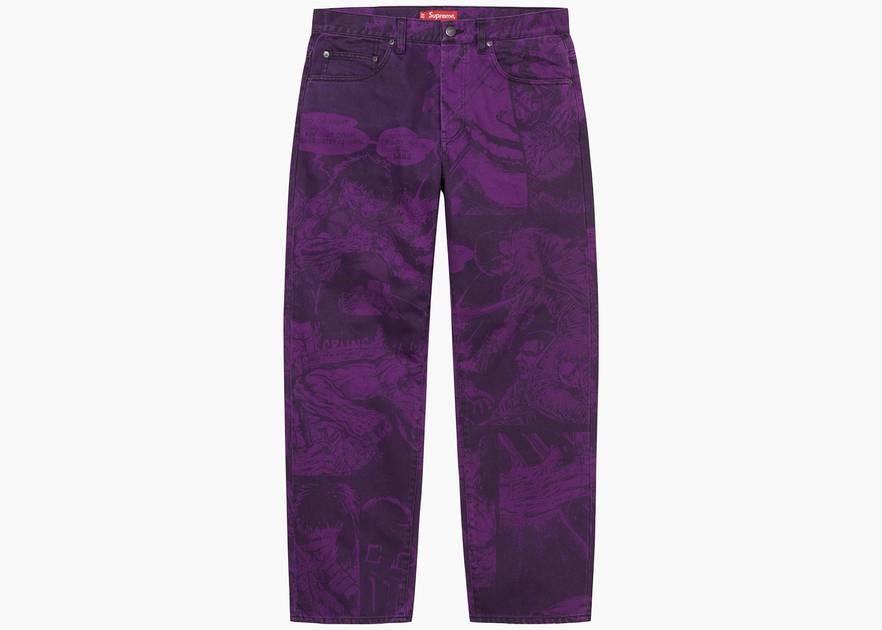 Bape Color Camo Sweat Pants Purple (FW21)