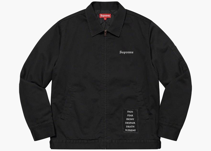Supreme / The Crow Work Jacket Black | Hype Clothinga