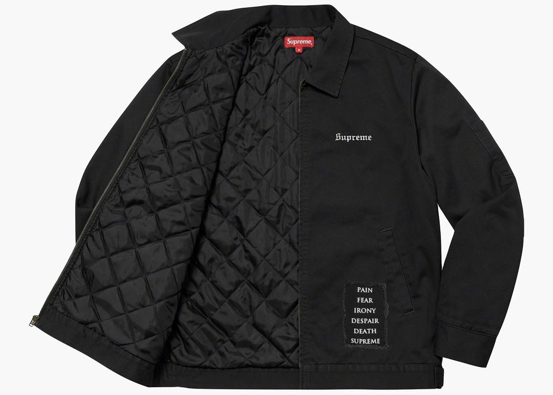 SUPREME SWEATSHIRT BLACK, Men's Fashion, Coats, Jackets and