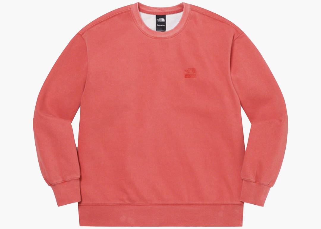 Supreme / The North Face Pigment Printed Crewneck Red