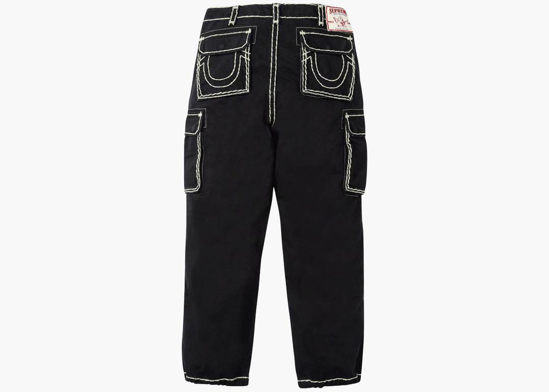 Supreme / True Religion Denim Cargo Pant Black | Hype Clothinga