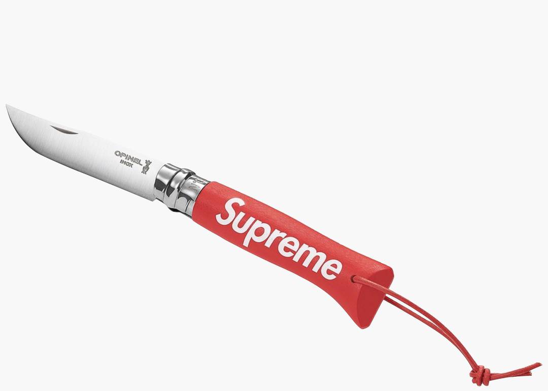 Louis Vuitton x Supreme Pocket Knife Key Chain Red