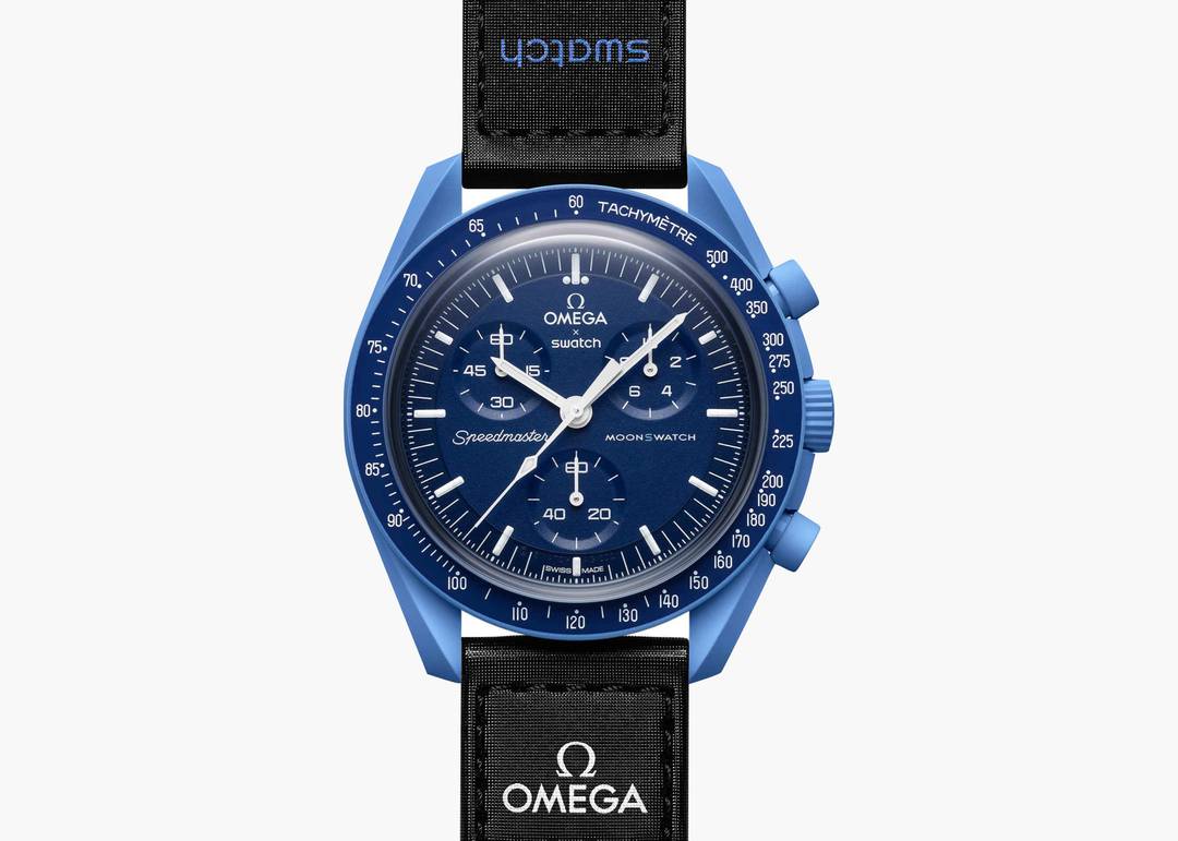 Swatch x Omega Bioceramic Moonswatch Mission to Neptune   Hype