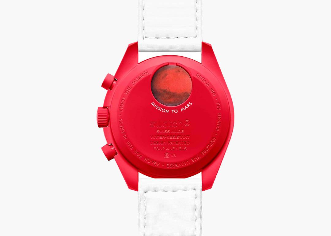 Swatch x Omega Bioceramic Moonswatch Mission to Mars | Hype Clothinga