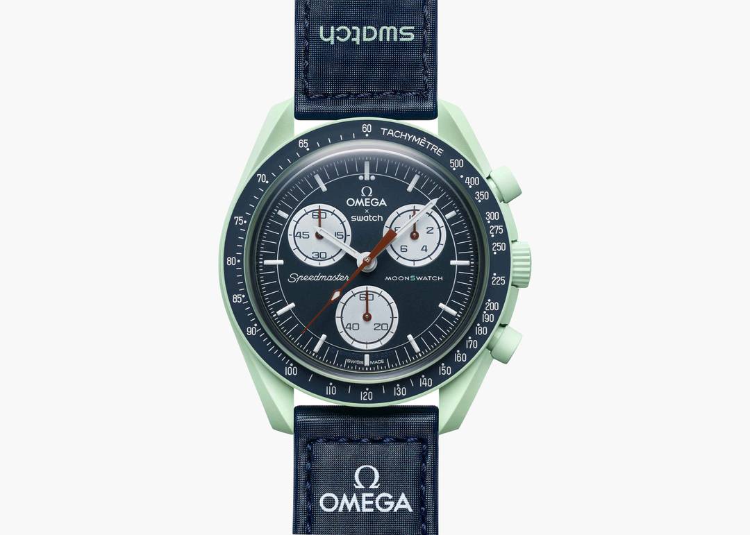 Swatch x Omega Bioceramic Moonswatch Mission to Earth | Hype Clothinga