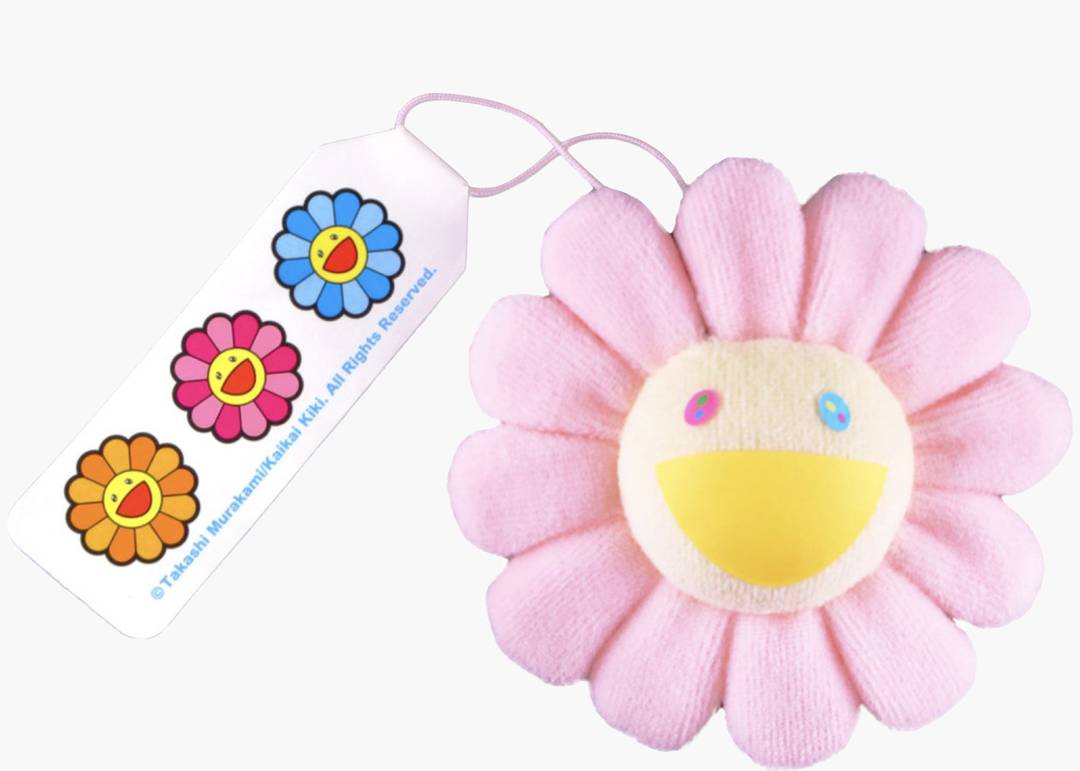 Takashi Murakami Flower Plush Pin Light Pink