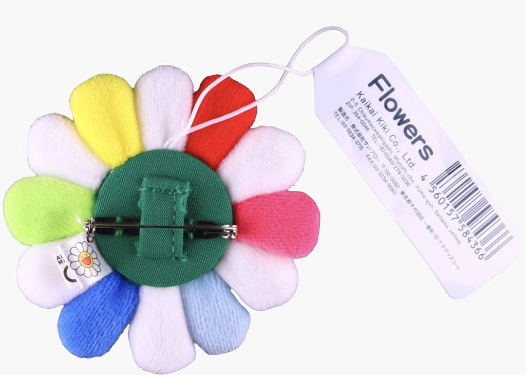 TAKASHI MURAKAMI x Kaikai Kiki 'Flowers' (multi) Plush Pin