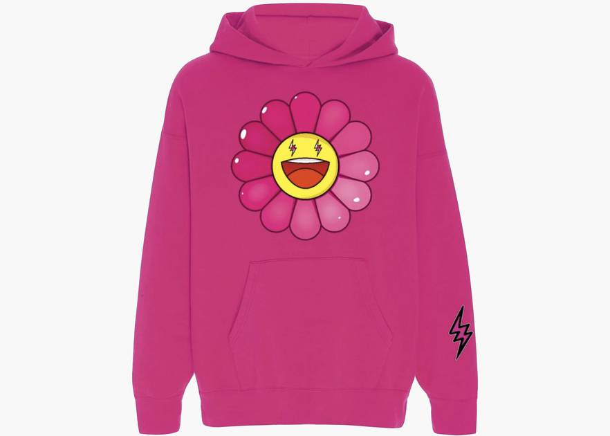 J. Balvin x Takashi Murakami - White Flower Hoodie - Men’s US Size Medium