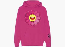 J Balvin x Takashi Murakami Flower Hoodie Pink