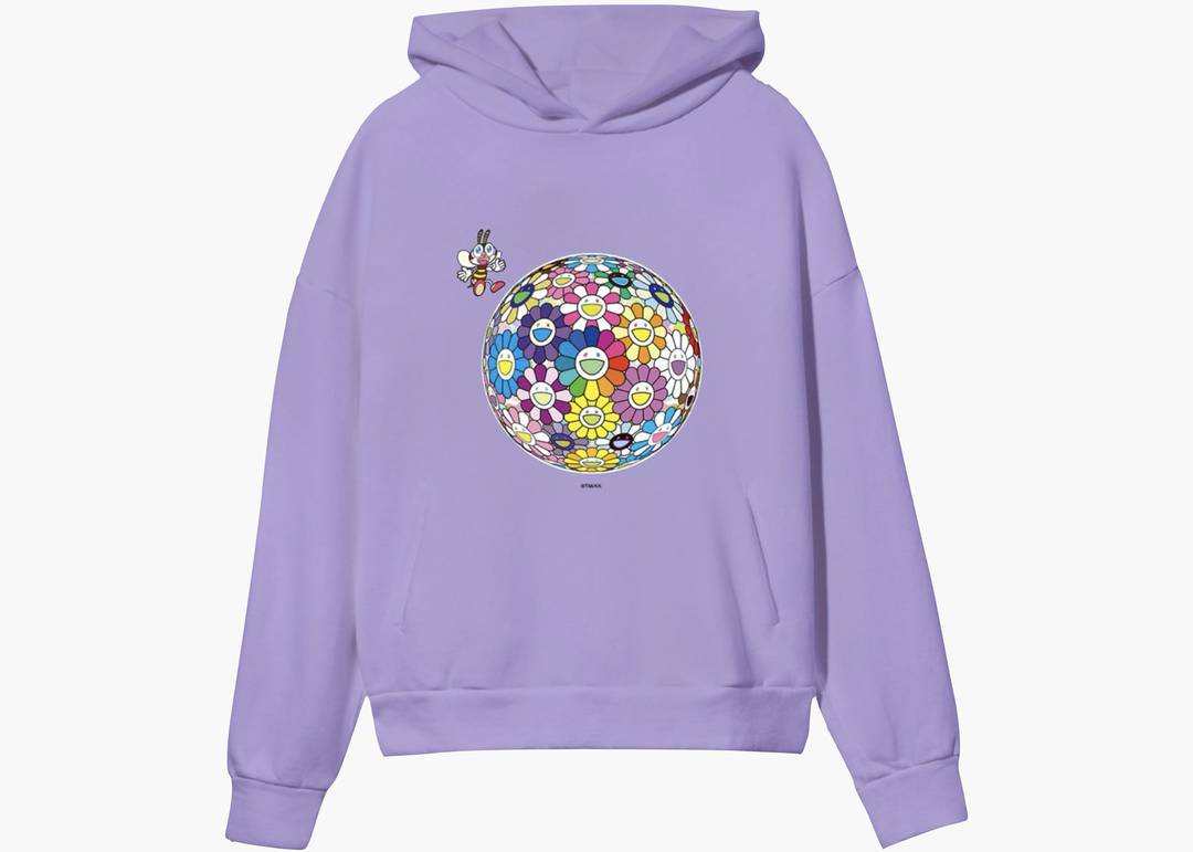 J Balvin x Takashi Murakami Flower Hoodie Pink