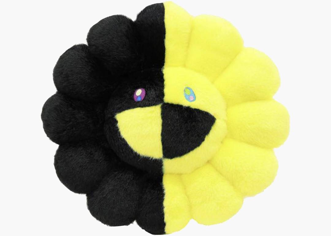 Takashi Murakami Flower Plush 30CM Black/Grey/White