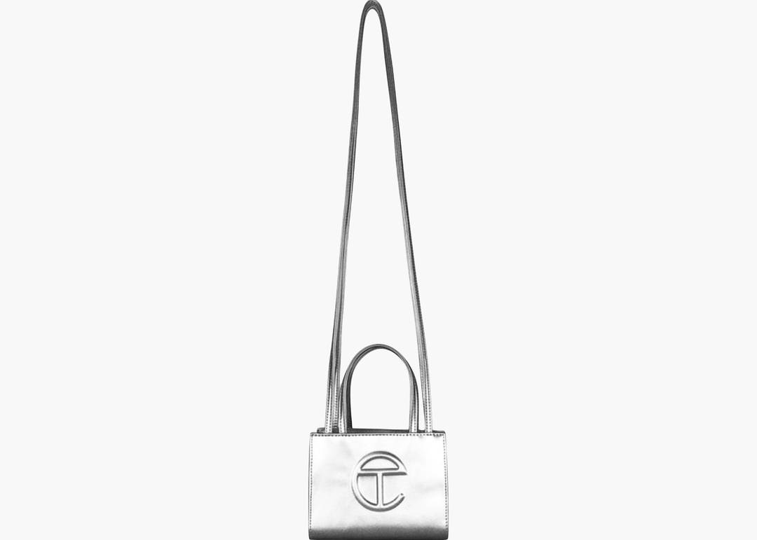 Telfar Shopping Bag Small Silver | Hype Clothinga