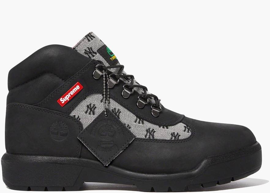 Timberland Field Boot Supreme New York Yankees Black | Hype Clothinga