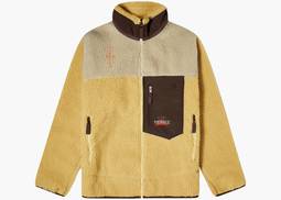 Travis Scott Cactus Trails Tri-Color Full-Zip Sherpa Jacket