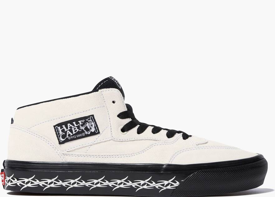 Supreme x Vans Half Cab 'Logo Grid ‑ White' - SUPHALFCABWHT