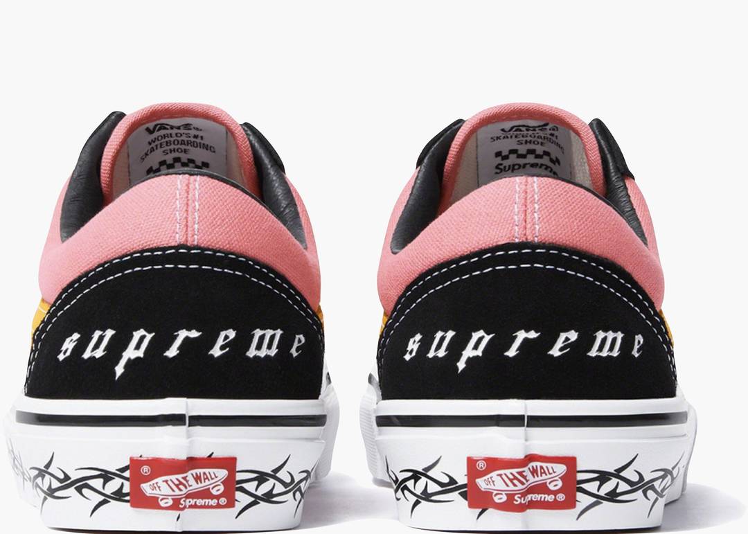 Supreme x Vans Old Skool - Tribal Barbed Wired Pink - Men's Size 8- BRAND  NEW!!