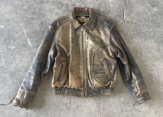 Vintage Archive Harley Davidson Bomber Leather Jacket  00161 Hype Clothinga Limited Edition