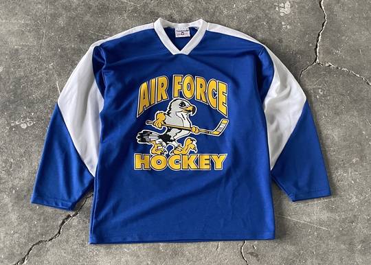 Vintage Hockey Air Force Team Work 18 Byar Jersey T-shirt 0022 Hype Clothinga Limited Edition